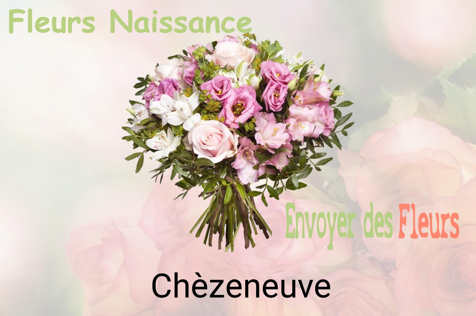 Bouquet de fleurs de naissance livré à Chèzeneuve